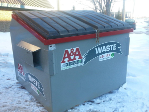 6 cubic yard Edmonton Commercial Waste Bin